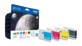 LC1000VALBPDR, Ink LC-1000VALBPDR Black/Cyan/Magenta/Yellow, Brother