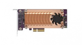 QM2-2S-220A, NVMe M.2 SSD to PCI Express Adapter for NAS PCI-E x2, Qnap