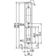 30118-353 Front Panel D-Sub 3 HE 4 TE