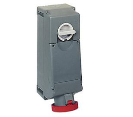 TM 6373 SP, TM..SP/KSP, sockets, interlocked socket-outlets, with base box, 63A(A.C.), ILME