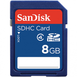 SDSDB-008G-B35, SDHC card 8 GB, Sandisk