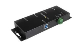 ST4300USBM, Industrial USB Hub with ESD Protection, 4x USB A Socket/USB B Socket/Terminal Block - DC Power Jack, StarTech.com
