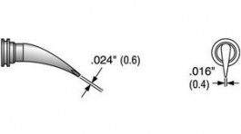MS-3101, Soldering Tip Angled 0.6mm, Techspray