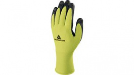 VV734JA09, Spandex Knitted Glove Size=9 Yellow / Black, Delta Plus