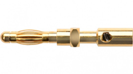 FK 9 S Au /-U1, Laboratory plug pin diam. 4 mm -, Schutzinger