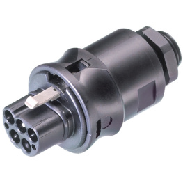 RST20I5S S1 M03V SW, Connector M16, male Plug L3-N-PE Screw Connection, Wieland Electric