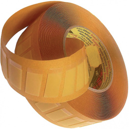 4656F [1000 шт], Double-Sided Adhesive Tape Yellow 25 mmx12 mm, 3M