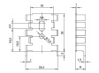 KL-165/SW Радиатор: штампованный; U; черный; L: 30мм; W: 25,4мм; H: 7,9мм