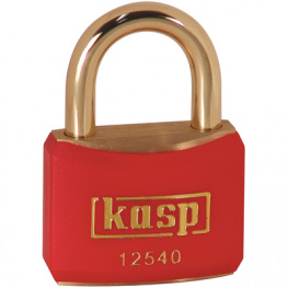 K12440REDD, Латунный замок, красный 40 mm, Kasp