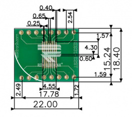 RE931-02ST, Prototyping board FR4 Epoxide + chem. Ni/Au, Roth Elektronik