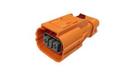 HVSL630062A10610, Connector, A Coded, 10mm, HVSL6330, 2 Poles, Plug, Crimp, 40A, 6 ... 6mm², Amphenol