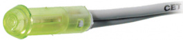 TB-06-SQ4 GREEN, Indicator Lamp 250 V, SLIM