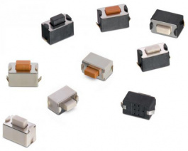 434113043826, Tactile Switch SMT White, WURTH Elektronik