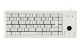 G84-4400LUBFR-0, Keyboard with Built-In 500dpi Trackball, Compact, FR France, AZERTY, USB, Cable, Cherry