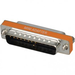 PB-005-B, Null modem adapter DB25 - DB25 m - f, Maxxtro