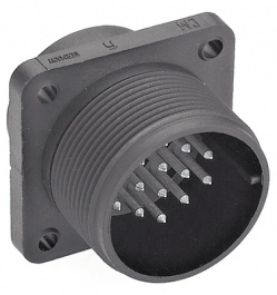CM 02 E 20-29P, Разъем: круглый; гнездо; Серия: CM; IP67; PIN:17; "папа"; 4А; 50В, Hirschmann
