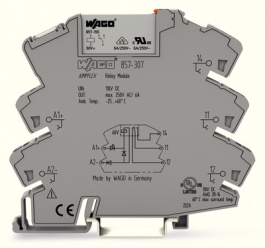 857-307, Socket with Miniature Switching Relay, Wago