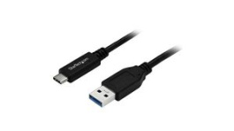 USB315AC1M, USB Cable USB-A Plug - USB-C Plug 1m USB 3.0 Black, StarTech.com