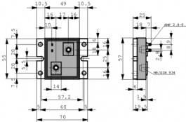 RUG-Z-R001-0.1-TK1, Power Resistor 1 mOhm 250 W&nbsp;&nbsp;±&nbsp;&nbsp;0.1 %, ISABELLENHUTTE
