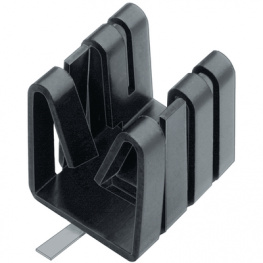 FK 242 SA 220 V, Радиатор: штампованный; U; черный; L: 24,77мм; W: 14,5мм; H: 13,51мм, Fischer Elektronik