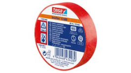 53988-00017-00, Soft PVC Insulation Tape Red 19mm x 25m, Tesa
