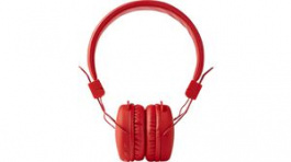 HPBT1100RD, Wireless On-Ear Bluetooth Headphones Foldable Red, Nedis (HQ)
