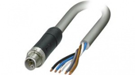 1414883, Power Cable M12 Plug - Bare End 1.5m 16A 63V, Phoenix Contact