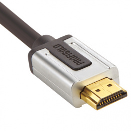 PROV1203, HDMI cable with Ethernet 3 m Silver, PROFIGOLD