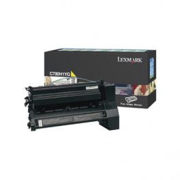 C780H1YG, Toner, Yellow, standard 10 000, Lexmark