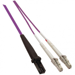 LCMTRJOM3PU1, FO cable OM3MTRJ/LC 1 m violet, AFL Hyperscale
