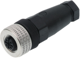ELKA 5012 PG7, Вилка; М12; PIN:5; "мама"; код A-DeviceNet / CANopen; на провод, Hirschmann
