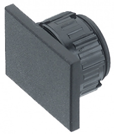 51-947.0, Blind cover black 18 x 24 mm black, EAO