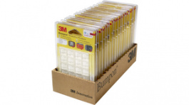 SJ5323BL, Bumpon? x 7.6 mm Transparent, 3M