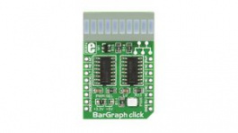MIKROE-1423, BarGraph Click 10-Segment LED Bar Development Board 5V, MikroElektronika