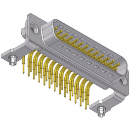 DTS50PYC/2M47UN, D-Sub plug 50 male solder pcb tht/90deg., Deltron swiss