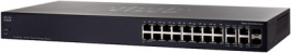 SRW2016-K9-EU, SwitchSG300-20 20x 10/100/1000 2x SFP 19", Cisco Systems