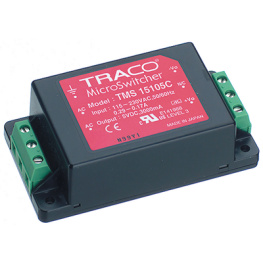 TMS 15124C, Switching power supply 15 W 1 output, Traco Power