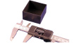 1596B108-10 Potting box, black, 50 x 50 x 30 mm, ABS