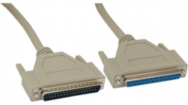 VLCP52510I10, D-SUB Cable 37-Pin Male - Female 1 m, Valueline