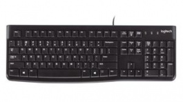920-002479, Keyboard, K120, US English with €, QWERTY, USB, Cable, Logitech