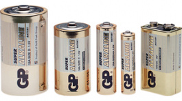 GP 1604AU-NL1 / 6LF22 / 9V ULTRA, Primary battery 9 V, 6LF22, GP Batteries