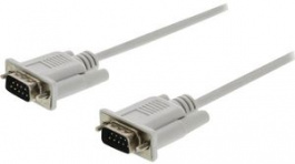 CCGP52000IV20, Serial Cable D-SUB 9-Pin Male - D-SUB 9-Pin Male 2m Ivory, Nedis (HQ)