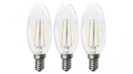 142722, LED Bulbs, 3 Pieces 2W 230V 2700K 220lm E14 98mm, Bailey
