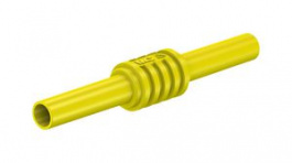 66.9123-24, Адаптер,гнездо; "банан" 4мм; 32А; 1кВ; 62,5мм; желтый, Staubli (former Multi-Contact )