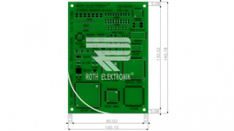 RE712001-LF, Prototyping board FR4 epoxy heat tin-plated, Roth Elektronik