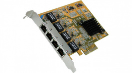 EX-6074-2, Network Interface Card PCI-E x4 4x 10/100/1000, Exsys