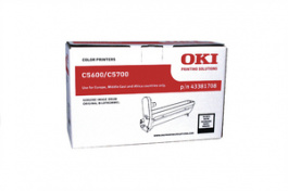 43381708, Drum black, Oki