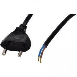 SP-230-20-S, Mains cable Euro-Plug open 2 m, Maxxtro