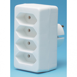 TDZ1C4, Multi socket white, CIXI DONGGONG