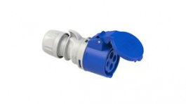 214-9, CEE Socket SHARK 4P 2.5mm² 16A IP44 230V Blue/White, PC Electric